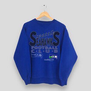 Vintage Seattle Seahawks Crewneck Sweatshirt 90s Seahawks NFL Football Shirt tee